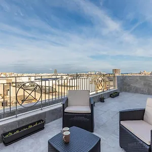 Terrace View-stylish Two Bedrooms Fully Ac-wifi Penthouse Appartement